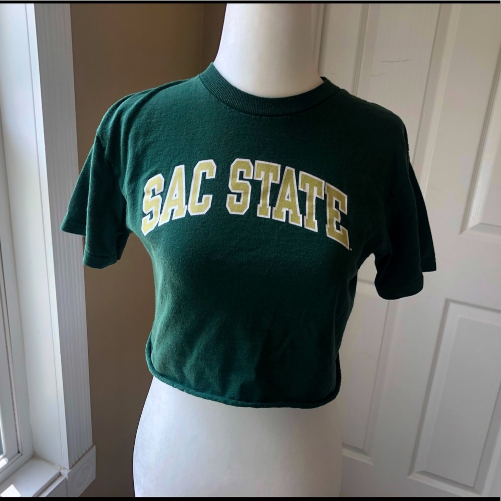 CHAMPION SAC STATE CROPPED T-SHIRT XS